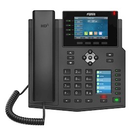 IP ტელეფონი Fanvil X5U, IP Phone, PoE, 16 SIP, Gigabit, Black